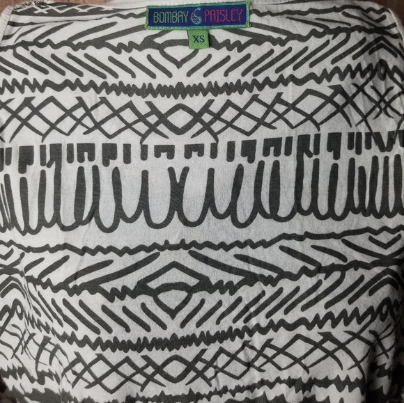 Bombay Paisley sleeveless boho top size XS - Picture 6 of 6